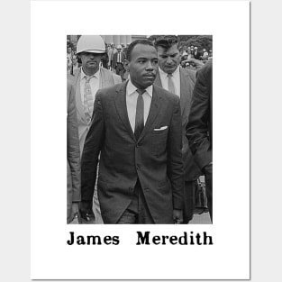 James Meredith Portrait Posters and Art